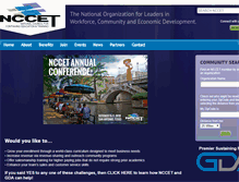 Tablet Screenshot of nccet.org